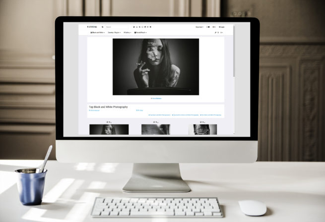 Screenshot STRKNG.com / Black and White Photography / 2019-09-19